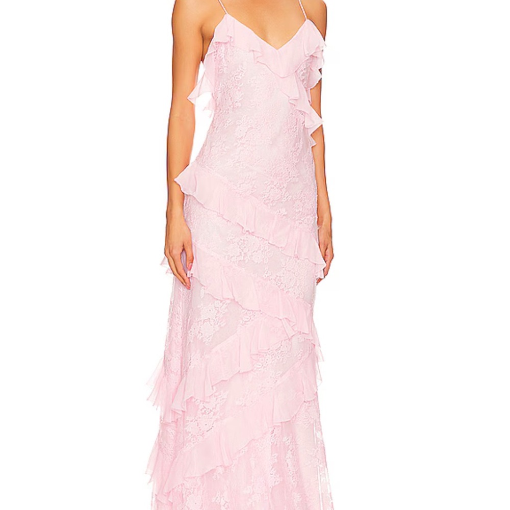 NWT LoveShackFancy Rialto dress in Rose Latte